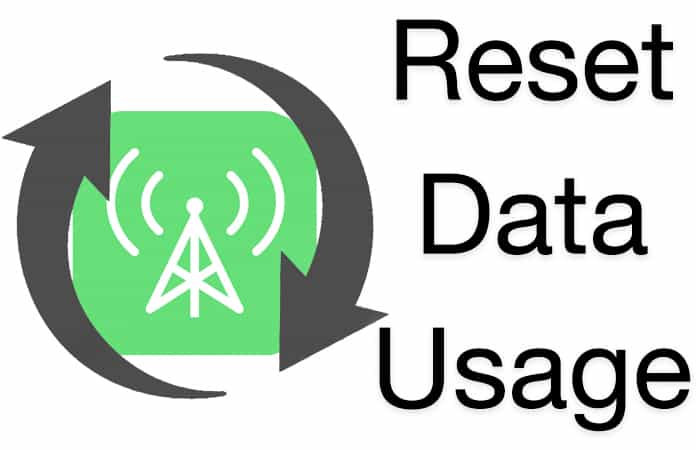 reset cellular data usage