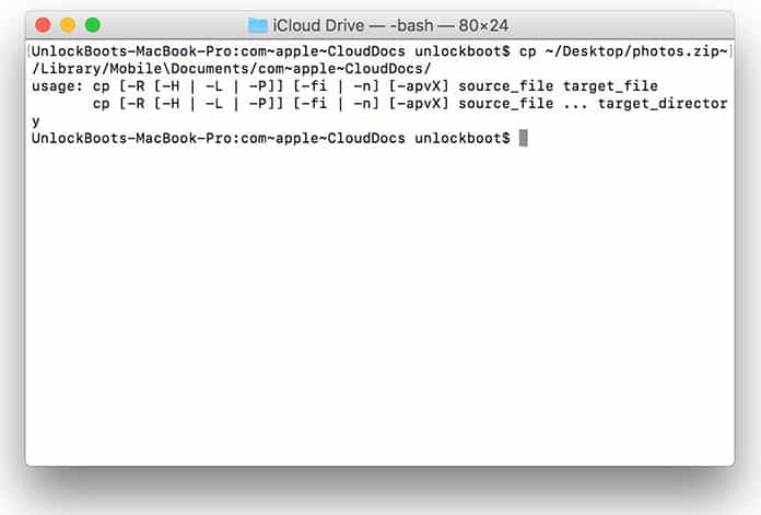 icloud drive folder on mac