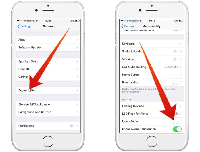 How to Change iPhone Audio Output to Mono and Stereo