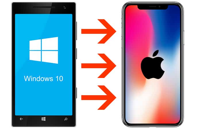 switch from windows phone to iphone