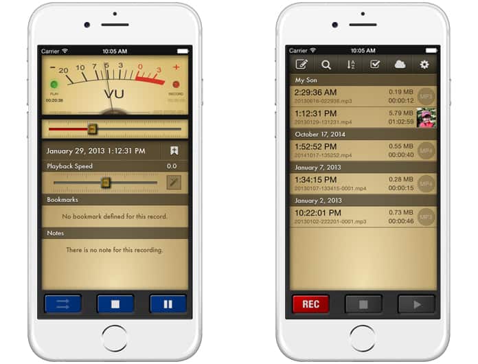 sound recorder app for iphone