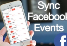 sync facebook events ios 11