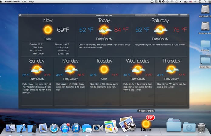 live weather app for mac
