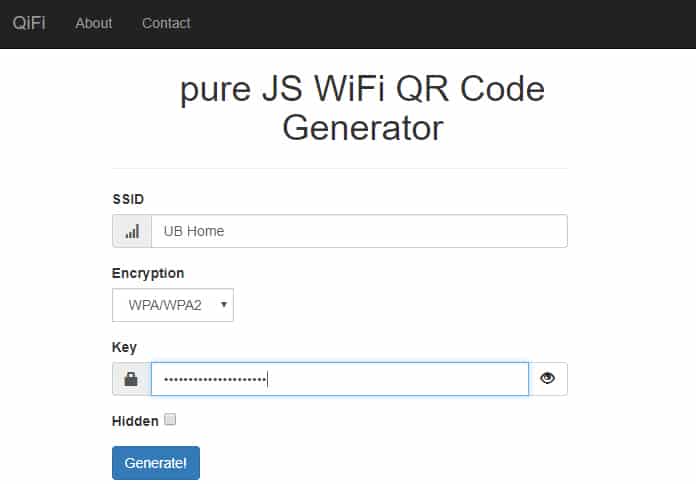 How to make a qr code to share your wifi password