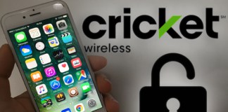 unlock cricket phone