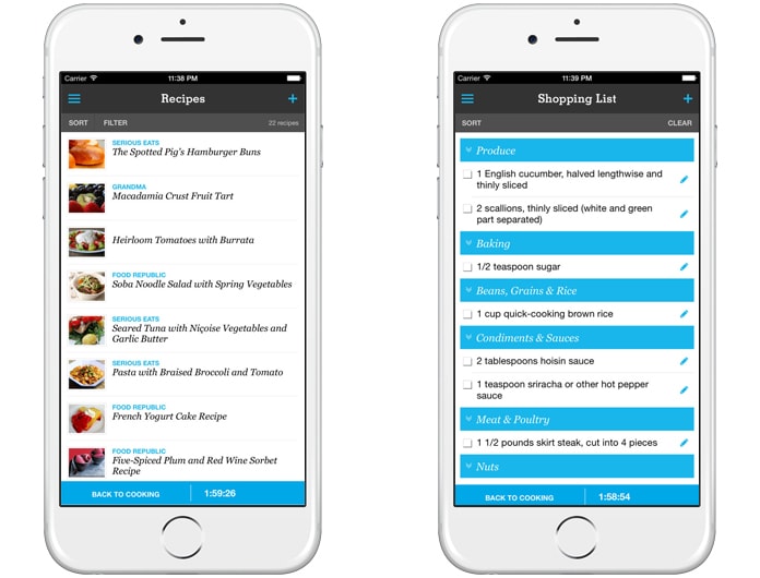 best recipe organizer app for iphone