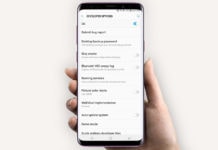 enable developer options on galaxy s9