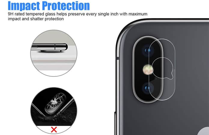 camera lens protector for iphone x