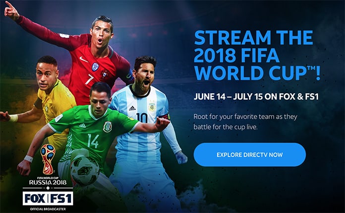 watch FIFA World Cup 2018 online
