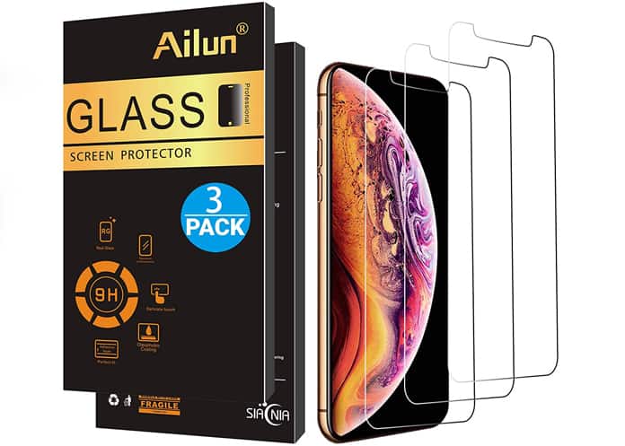 iphone xs tempered glass protector
