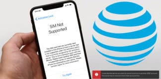 unlock at&t iphone active on another account