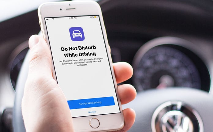 disable do not disturb while driving
