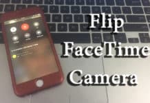 flip facetime camera ios 12