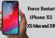 force restart iphone xs