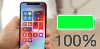 view battery percentage on iphone xs max