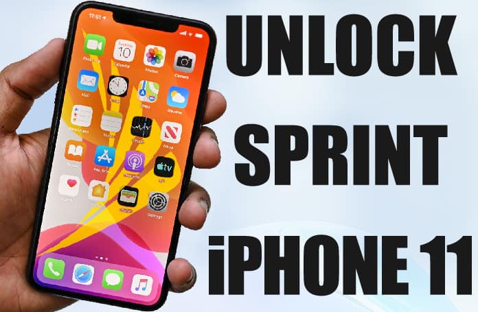 unlock sprint iphone 11