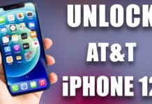 unlock at&t iphone 12