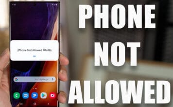 phone not allowed