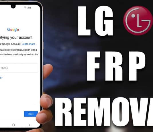 lg frp removal