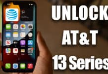 unlock at&t iphone 13