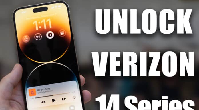 unlock verizon iphone 14