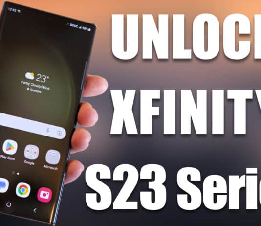unlock xfinity galaxy s23 ultra